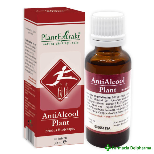 Antialcool Plant x 30 ml, PlantExtrakt