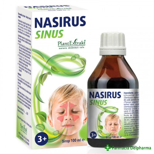 Nasirus Sinus sirop 3+ x 100 ml, PlantExtrakt