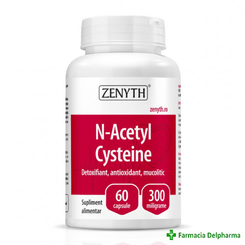N-Acetyl Cysteine 300 mg x 60 caps., Zenyth