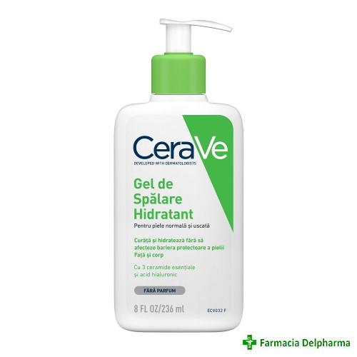Gel spalare hidratant piele normala/uscata x 236 ml, CeraVe