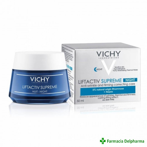 Crema de noapte antirid si fermitate Liftactive Supreme x 50 ml, Vichy