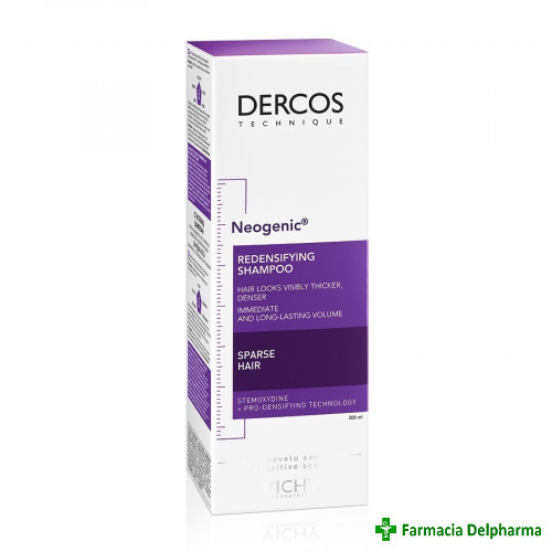 Sampon redensificator cu Stemoxidina Dercos Neogenic x 200 ml, Vichy