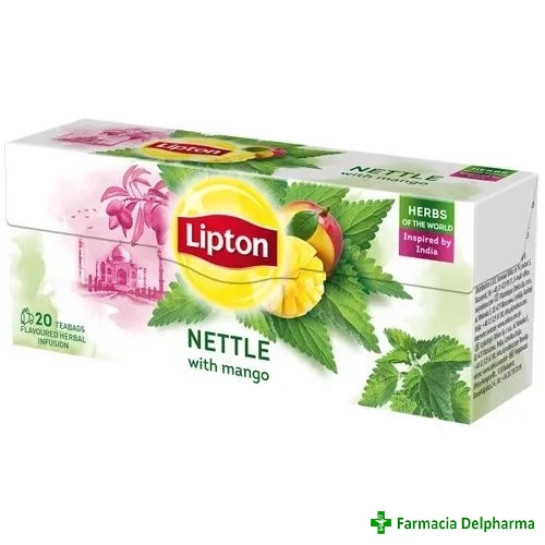 Ceai cu Mango si Urzica x 20 plicuri, Lipton