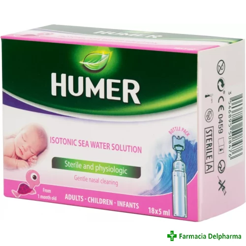 Humer solutie izotonica 18 monodoze x 5 ml, Urgo