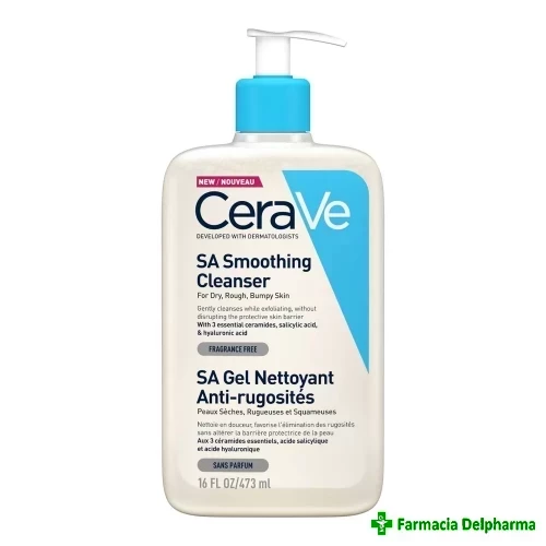 Gel de curatare anti-rugozitati piele uscata-aspra x 473 ml, CeraVe SA