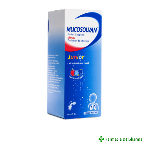 Mucosolvan Junior sirop 15 mg/5 ml x 100 ml, Sanofi