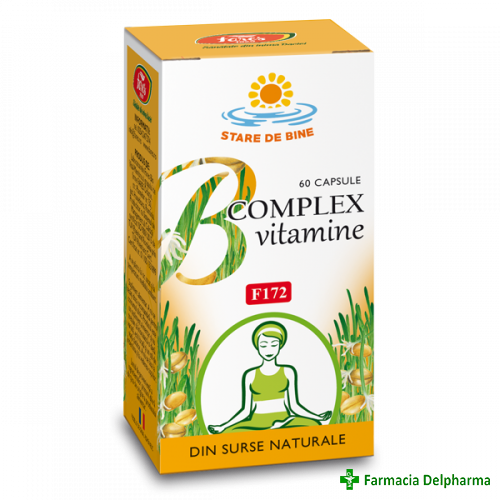 B Complex Vitamine Naturale F172 x 60 caps., Fares