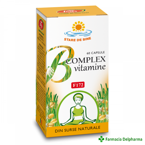 B complex vitamine naturale f172 x 60 caps.