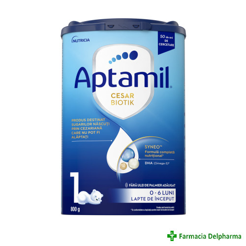 Lapte Aptamil Cesar Biotik 1 x 800 g, Nutricia