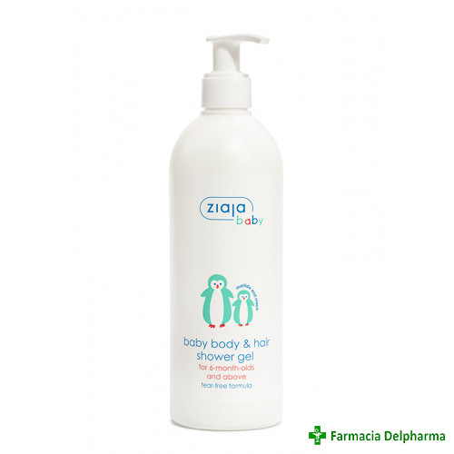 Gel de dus par si corp formula fara lacrimi 6 luni+ (Ziaja Baby) x 400 ml, Ziaja