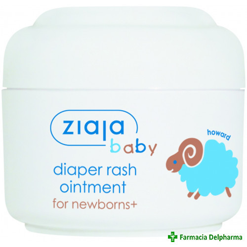 Unguent pentru fundulet cu oxid de zinc (Ziaja Baby) x 50 ml, Ziaja