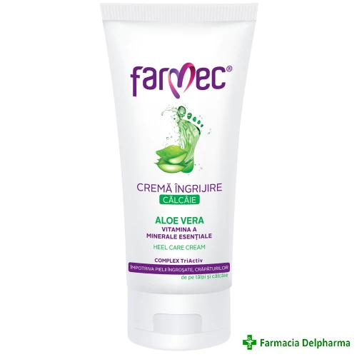 Crema ingrijire calcaie Aloe Vera x 100 ml 619, Farmec