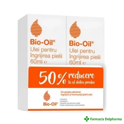 Bio-Oil ulei ingrijirea pielii x 60 ml 1+1 (50%)