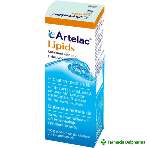 Artelac lipids picaturi oftalmice x 10 g