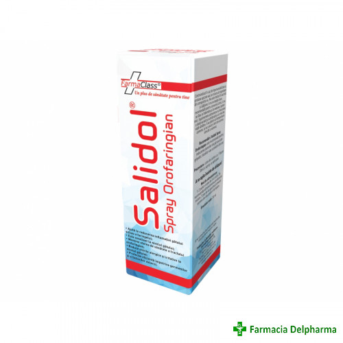Salidol spray orofaringian x 30 ml, Farma Class