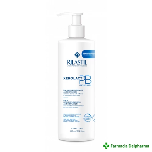 Xerolact PB balsam pre/post biotic anti-iritatii & refacere a lipidelor x 400 ml, Rilastil