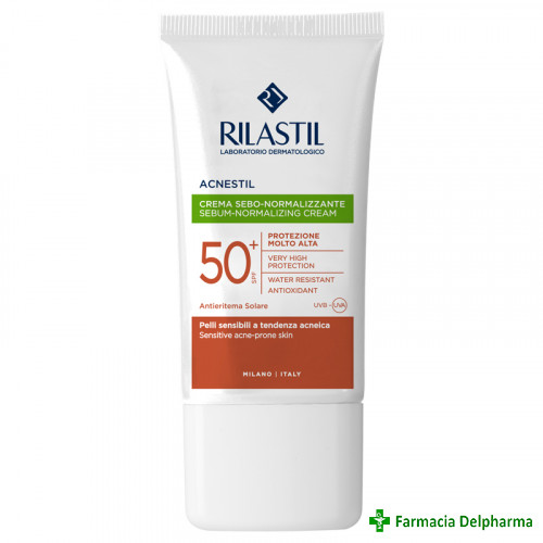 Acnestil Crema seboreglatoare SPF 50+ Sun System x 40 ml, Rilastil