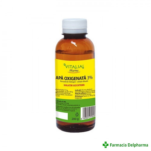 Apa Oxigenata 3% x 200 g, Vitalia