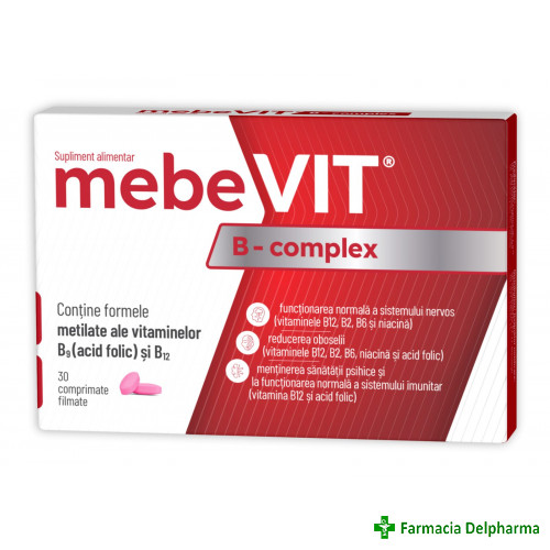 MebeVit B-Complex x 30 compr., Zdrovit