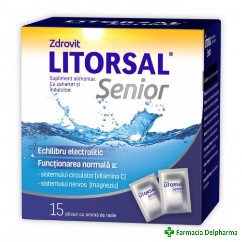 Litorsal Senior x 15 plicuri, Zdrovit