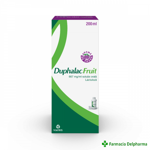 Duphalac Fruit solutie orala 667 mg/ml x 200 ml, Viatris