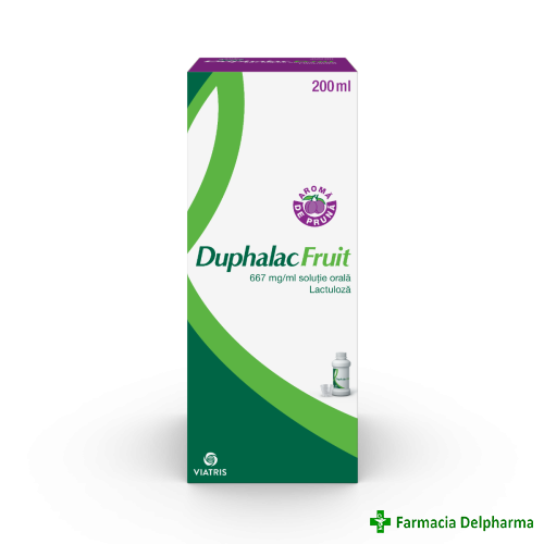 Duphalac Fruit solutie orala 667 mg/ml x 200 ml, Viatris