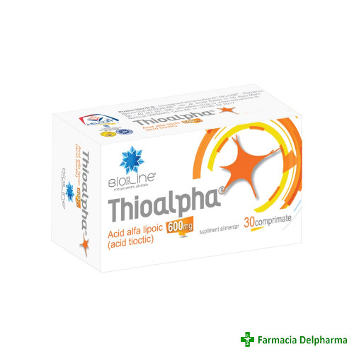 Thioalpha 600 mg x 30 compr., Helcor