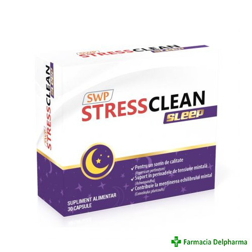 Stressclean Sleep x 30 caps., Sun Wave
