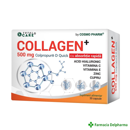 Collagen 500 mg Total Care x 30 caps., Cosmopharm