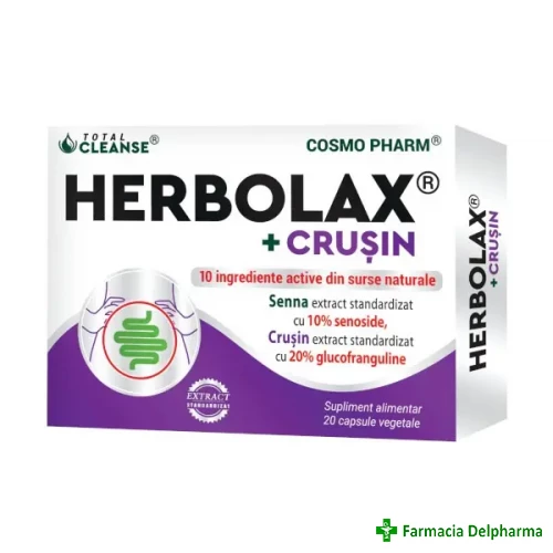Herbolax + Crusin Total Cleanse x 20 caps., Cosmopharm