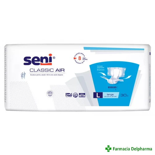 Scutece pentru adulti Seni Classic Air Large x 30 buc., Seni