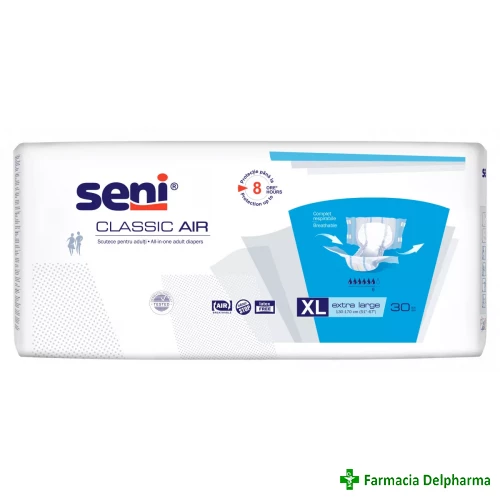 Scutece pentru adulti Seni Classic Air Extra Large x 30 buc., Seni