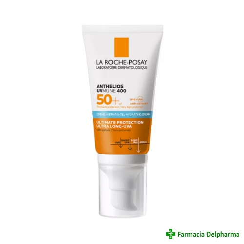 Crema hidratanta cu protectie solara SPF50+ Anthelios UV-Mune 400 x 50 ml, La Roche-Posay