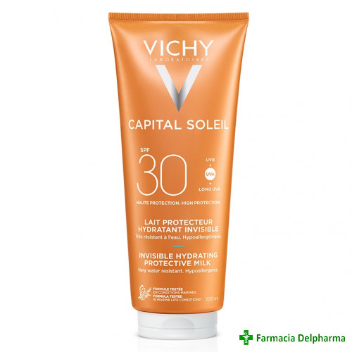 Lapte hidratant protectie solara fata si corp SPF30 Capital Soleil x 300 ml, Vichy