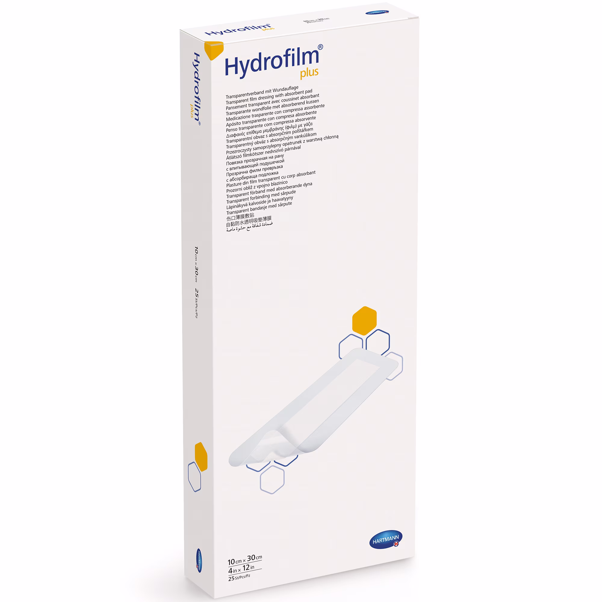 Hydrofilm Plus pansament transparent 10 cm x 30 cm x 1 buc., Hartmann