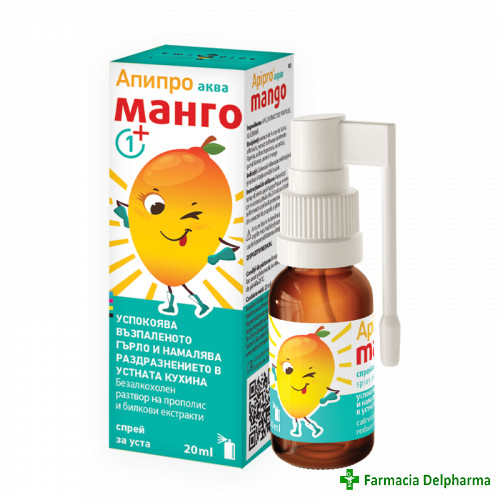 Apipro Aqua Mango spray x 20 ml, Apipharma