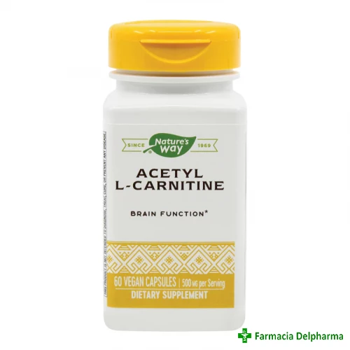 Acetyl L-Carnitine Nature's Way x 60 caps., Secom