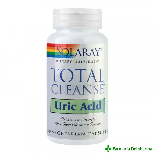 Total Cleanse Uric Acid Solaray x  60 caps., Secom