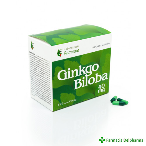 Ginkgo Biloba 40 mg x 120 capsule, Remedia