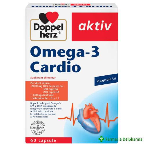 Omega 3 Cardio 1000 mg x 60 caps., Doppelherz