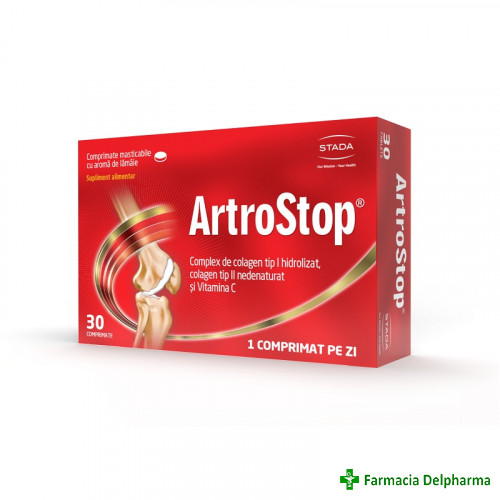 Artrostop cu colagen x 30 compr. mast.