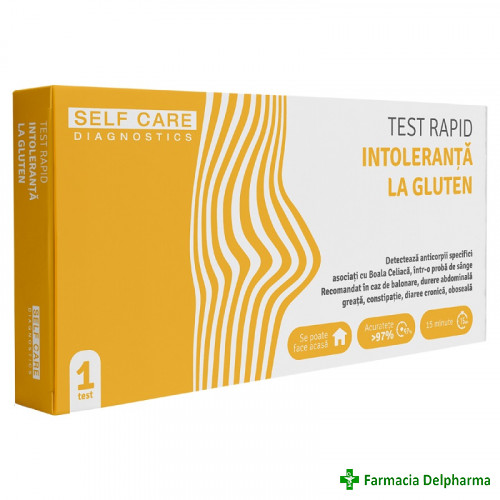 Test rapid intoleranta la gluten x 1 buc., Self Care