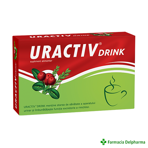 Uractiv Drink x 8 plicuri + 2 plicuri gratis, Fiterman