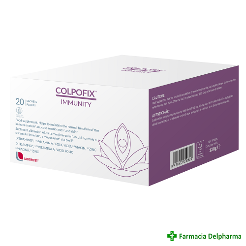 Colpofix Immunity x 20 plicuri, Laborest