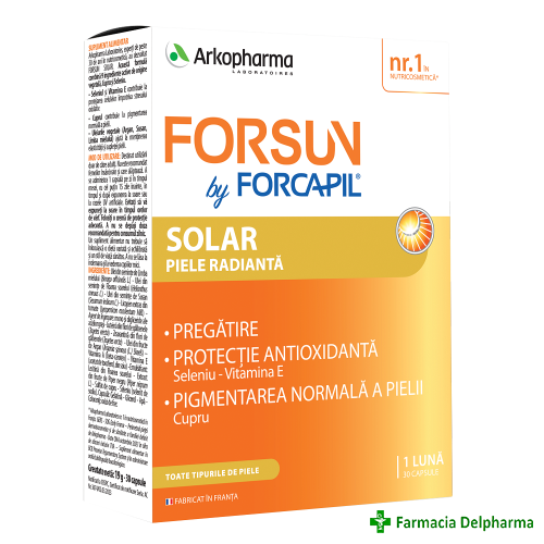 Forcapil Forsun Solar x 30 caps., Arkopharma