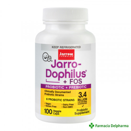 Jarro-Dophilus + FOS Jarrow Formulas x 100 caps., Secom