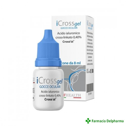 iCrossgel solutie oftalmica lubrifianta x 8 ml, Offhealth