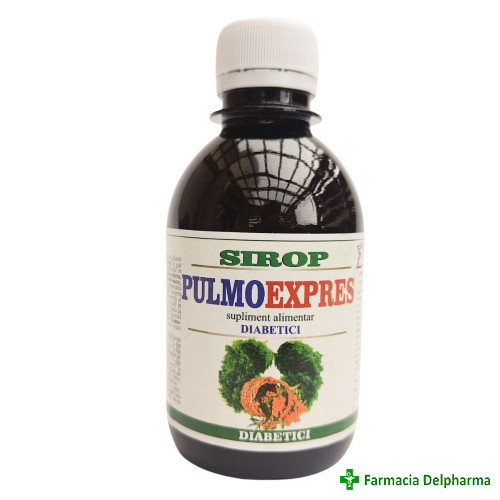 Sirop Pulmo-Express pentru diabetici x 200 ml, Elidor