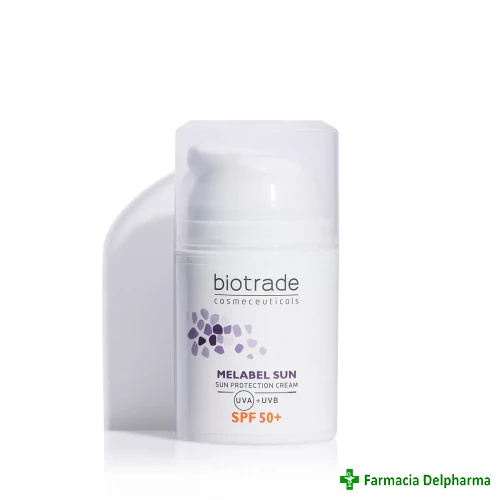Crema protectoare cu SPF 50+ Melabel Sun x 50 ml, Biotrade (campanie spf)