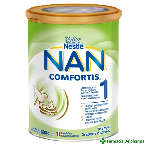 Lapte NAN 1 Comfortis x 800 g, Nestle